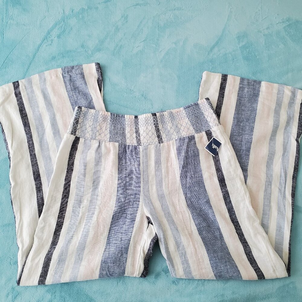 Indigo Rein Boho Linen Blend Pants size Large